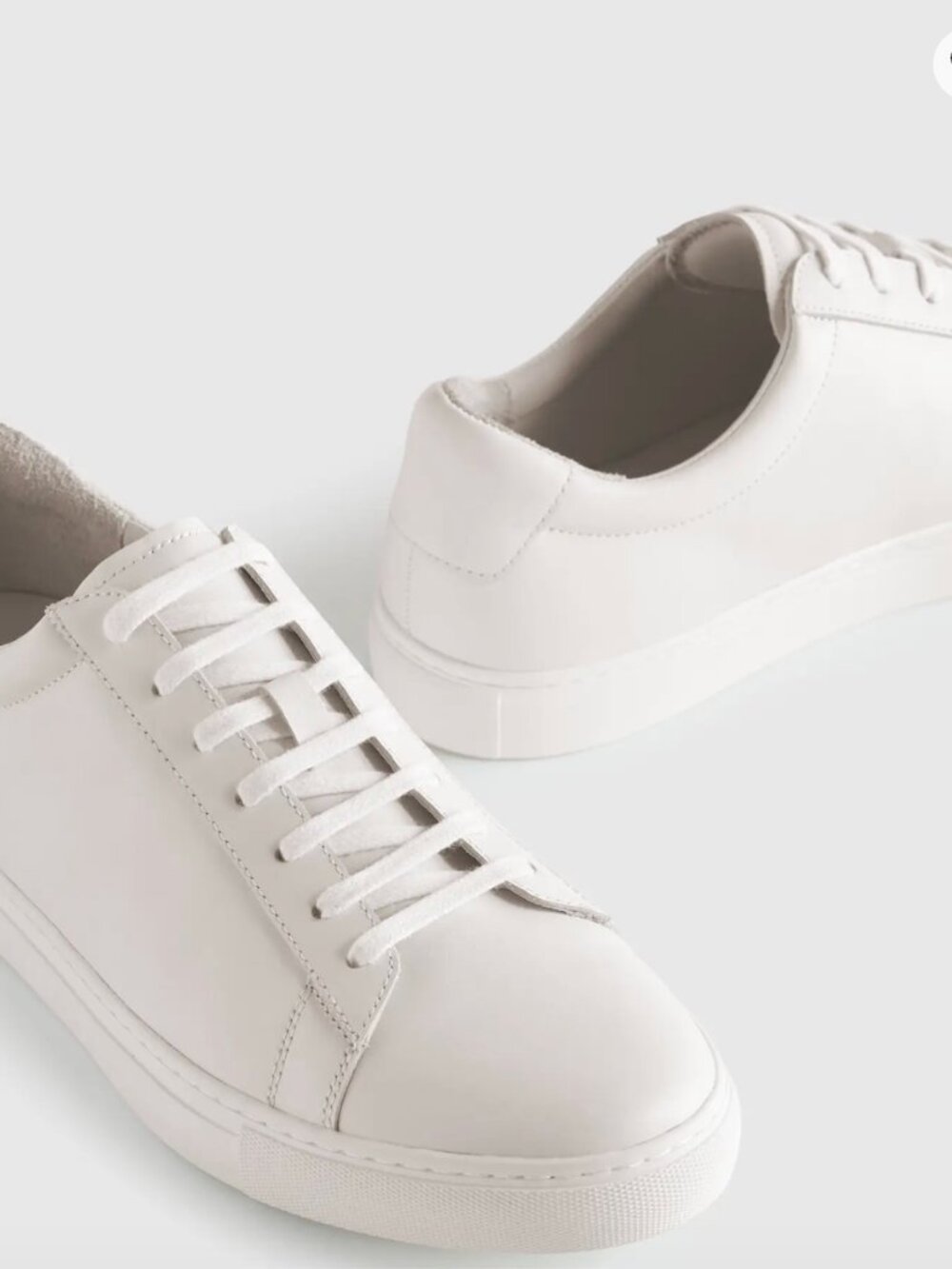 Mens 7 / Womens 8 - 8.5 Italian Leather Everyday Sneaker